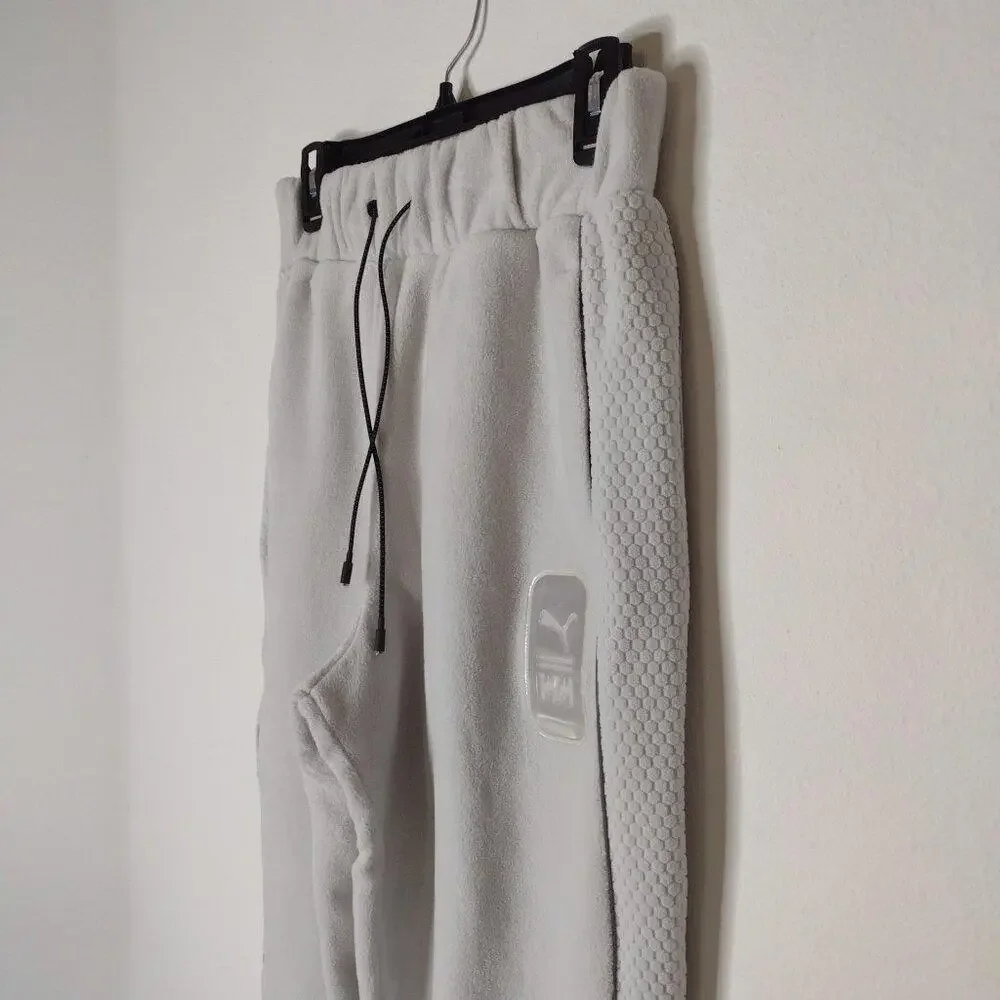 NWT Puma Men's Glacier Gray/Polar Fleece Pants Size XS